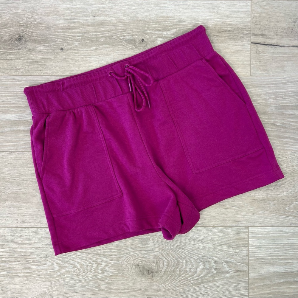 Lou & Grey Pink Cozy Cotton Terry Shorts